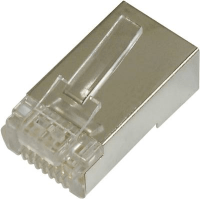 Digitus CAT 6 Modular Plug, 8P8C, shielded for Round Cable, two-parts plug