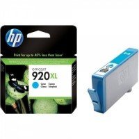 HP 920XL High Yield Cyan Original Ink Cartridge  (CD972AE)