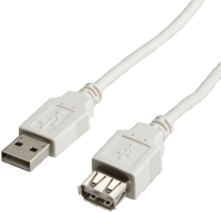 Secomp USB 2.0 Cable, Type A-A, M - F, 1.8m 