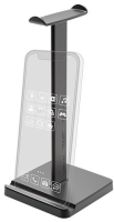 SonicGear HPX-100 HPX-100 drzac za slusalice sa integrisanim postoljem za mobilni telefon, Black