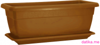 IDel Ducale Žardinjera plastična 80x37cm/60L Terracotta