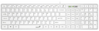 Genius SlimStar 126 Multimedia Keyboard (White)
