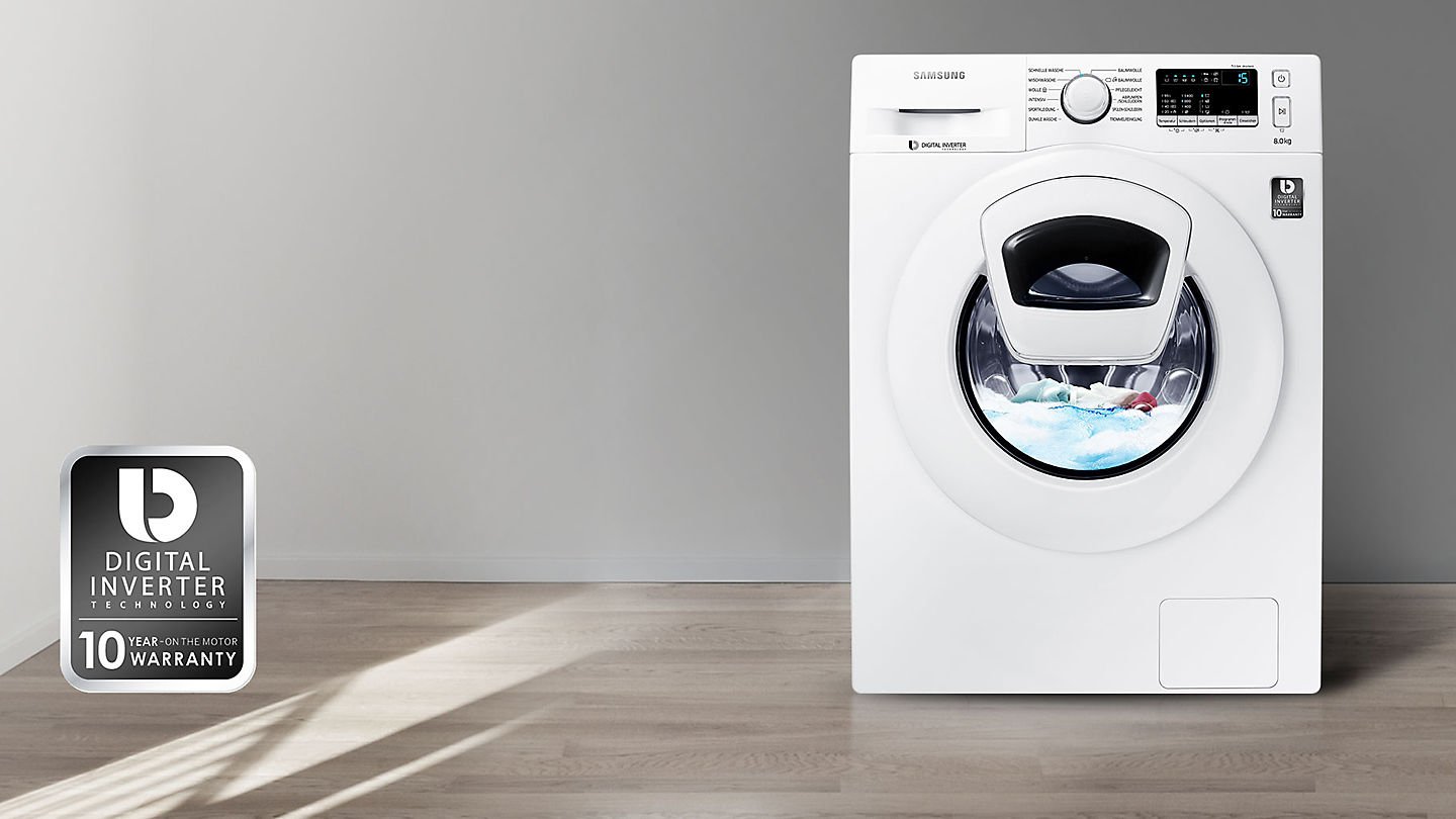 Купить Samsung WW4500K Mašina za veš sa AddWash tehnologijom 8kg,  WW80K44305W/LE в Черногории по низкой цене в интернет-магазине Датика.  Продажа онлайн, большой выбор, быстрая доставка, лучшее предложение на  Samsung WW4500K Mašina za