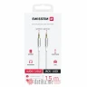 Swissten Audio kabl Textile Jack (male) / Jack (male) 1,5 M White в Черногории