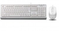A4 TECH F1010 FSTYLER USB US tastatura + USB miš White