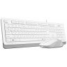 A4 TECH F1010 FSTYLER USB US tastatura + USB miš White