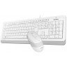 A4 TECH F1010 FSTYLER USB US tastatura + USB miš White