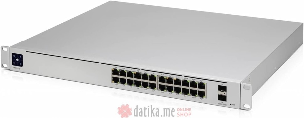 UBIQUITI UniFi Pro 24 24-port Gigabit Layer 3 switch, 2*10G SFP+, 1.3" touchscreen (USW-PRO-24)