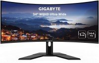 Gigabyte G34WQC 34" 3440 x 1440 VA 144Hz 1ms Ultra-Wide Curved Gaming Monitor