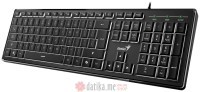 GENIUS SlimStar 820 Wireless USB US crna tastatura 