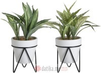 INART CVIJET U SAKSIJI PLANT IN A POT 2 DESIGNS 10Χ10Χ27cm