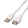  Value USB 2.0 Cable, A - A, M/F, 3 m  