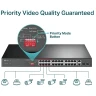 TP-Link TL-SL1226P 24-Port 10/100Mbps + 2-Port Gigabit Unmanaged PoE+ Switch