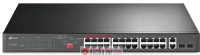TP-Link TL-SL1226P 24-Port 10/100Mbps + 2-Port Gigabit Unmanaged PoE+ Switch