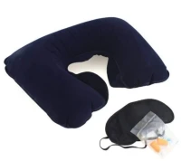 XQMax Jastuk za putovanja i čepići za uši u transportnoj vrećići