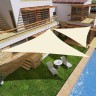 ModernHome Solarno trouglasto jedro 4x4x4m Beige 