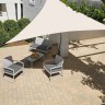 ModernHome Solarno trouglasto jedro 4x4x4m Beige 