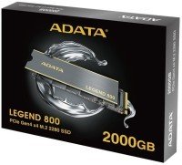 A-Data 2TB M.2 PCIe Gen 4 x4 LEGEND 800 ALEG-800-2000GCS 