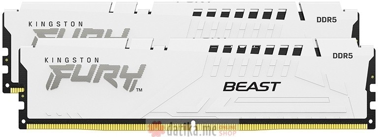 KINGSTON DIMM DDR5 64GB (2x32GB kit) 5600MT/s KF556C36BWEK2-64 Fury Beast White Expo  в Черногории