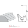 Makita D-48577 Glodalo za dvostruke ivice 28.6X12.7X50.8MM