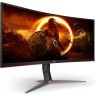 AOC CU34G2X/BK 34" WQHD (3440 × 1440) VA 144Hz 1ms UltraWide 21:9 Curved Gaming Monitor