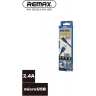 Remax RC-138m Micro USB Kabl 2.4A 1m crni
