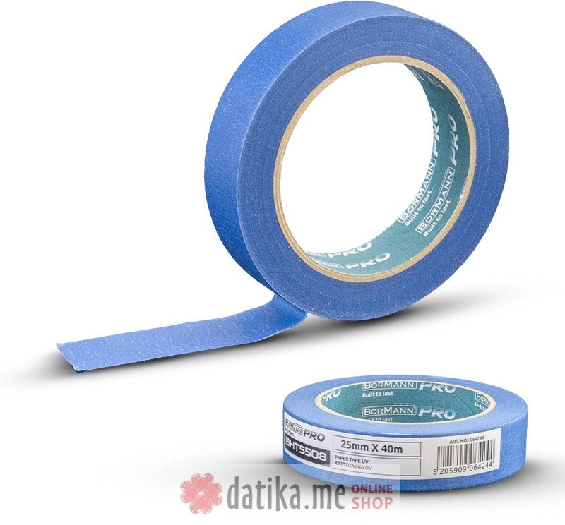 BORMANN BHT5508  Traka samoljepljiva krep UV zaštita 25mm x 40m 