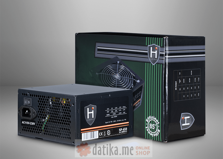 Inter-Tech HiPower SP-650 Napajanje