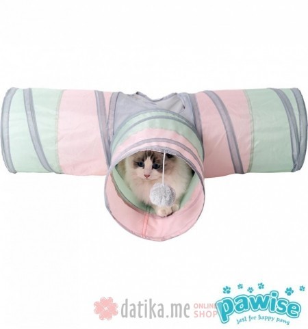 Pawise 28559 tunel za macke 3x40cm Pet Play Tunnle-3T