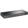 TP-Link TL-SL1218P 16-Port 10/100 Mbps + 2-Port Gigabit Rackmount Switch