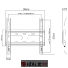 SBOX PLB-2522F-2 WALL MOUNT 23"-43"