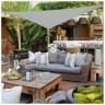 ModernHome Solarno trouglasto jedro 4x4x4m Gray 