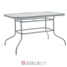 PAKKETO STO Valor pakoworld table metal grey-glass 120x70x70cm