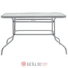 PAKKETO STO Valor pakoworld table metal grey-glass 120x70x70cm
