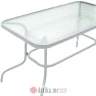 PAKKETO STO Valor pakoworld table metal grey-glass 120x70x70cm