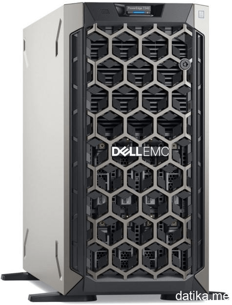 DELL PowerEdge T340 Intel Xeon E-2224 4C/1x16GB H330/1TB SATA/DVDRW 495W