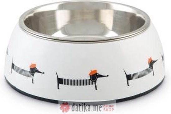 Beeztees POSUDA ZA PSE WHITE - 18 x 6 cm - 350 ml