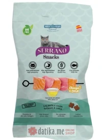 Mediterranean SERRANO SNACKS CATS OMEGA 3+DHA RIBA/TUNA 50 GR