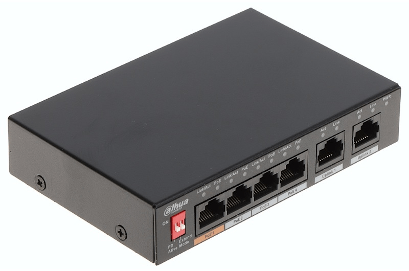Dahua PFS3006-4ET-60-V2 4port PoE switch в Черногории