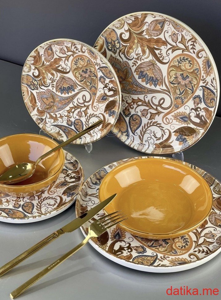 Glore PAISLEY SERVIS ZA RUCAVANJA 24 DIJELA