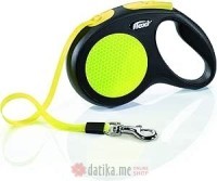 Flexi Povodac New Neon Medium Tape 5M Yellow