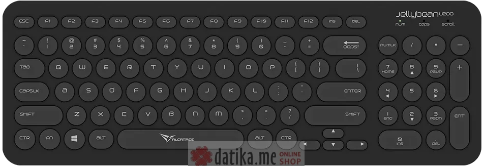 Alcatroz JELLYBEAN U200 Black tastatura
