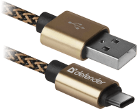 Defender USB09-03T PRO USB cable (gold)
