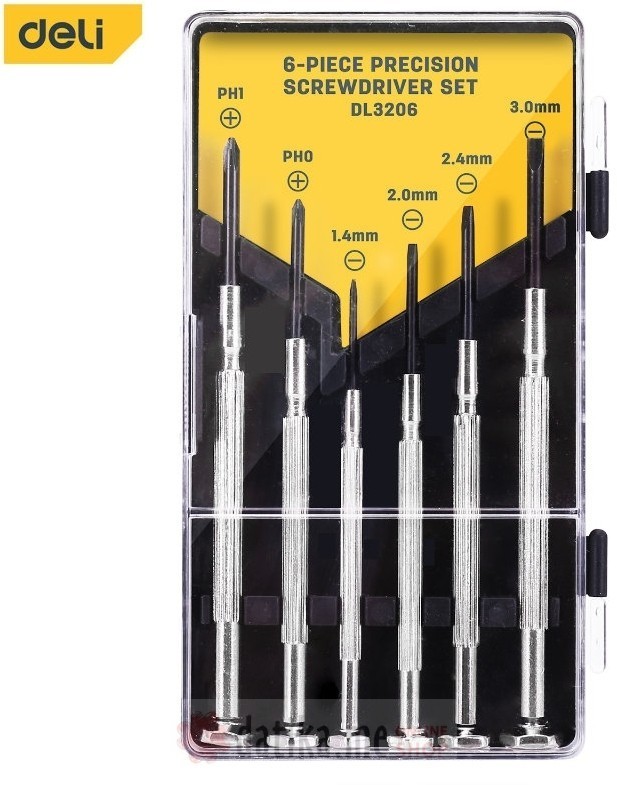 Set elektroničarskih odvijača DELI 6kom 