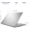 Asus X515EA-WB513 Intel i5-1135G7/8GB/512GB M.2/15.6" FHD 
