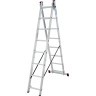 KRAUSE Aluminijumske ljestve dvodjelne 2x8 gazišta 3.9m Corda