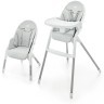 KINDERKRAFT STOLICA ZA HRANJENJE DINNLY LIGHT GREY