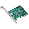 E-GREEN PCI-Express kontroler USB 3.1 Type-A+USB-C Host 