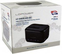 LC-Power Docking Station 2x HDD USB3, LC-DOCK-U3-III
