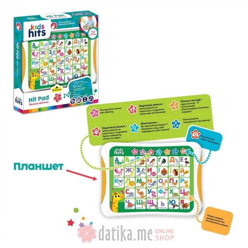 Kids Hits Igracka hit pad discovery atlas